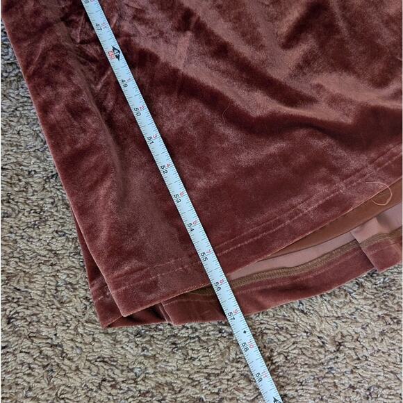 Revelry Vera Velvet V neck Long Sleeve Front Slit Wrap Maxi Dress, size 6 - Picture 8 of 10